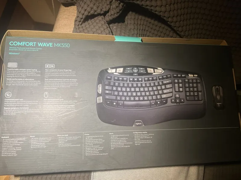 комплект беспроводной клавиатуры и мыши Logitech MK550 — фото 2