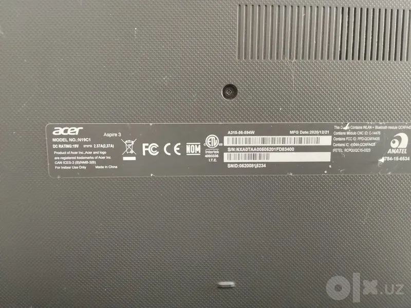 Ноутбук ACER I5/8/256 7 Ноутбук ACER I5/8/256 7