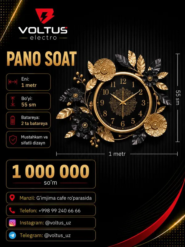Zamonaviy pano soat
