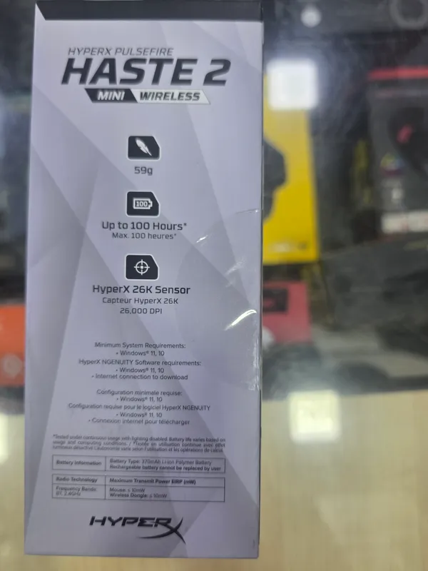 HyperX Pulsefire Haste 2 Mini Wireless 2 HyperX Pulsefire Haste 2 Mini Wireless 2