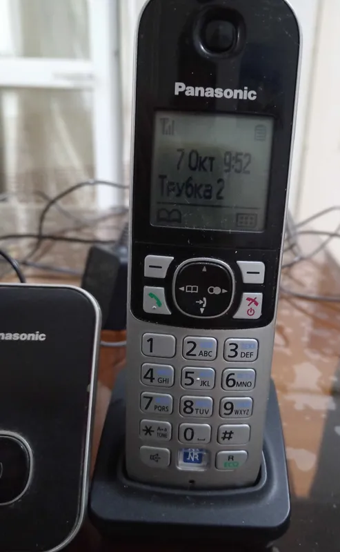 Продам радио телефоны Panasonic б/у 2 трубки б/у — фото 2