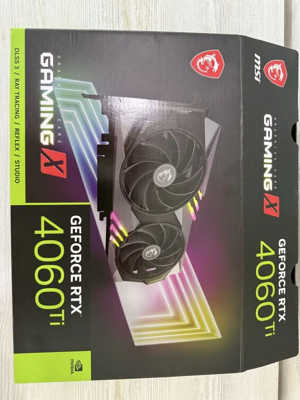 видеокарта MSI RTX 4060 Ti gaming x 8Gb — фото 2