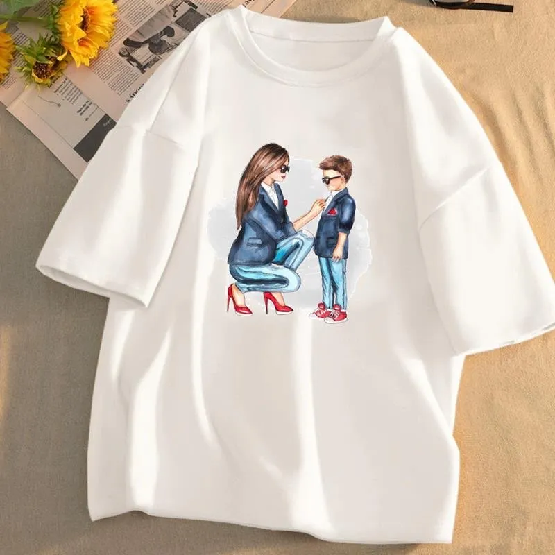 Женская футболка SUPER MOM — фото 3