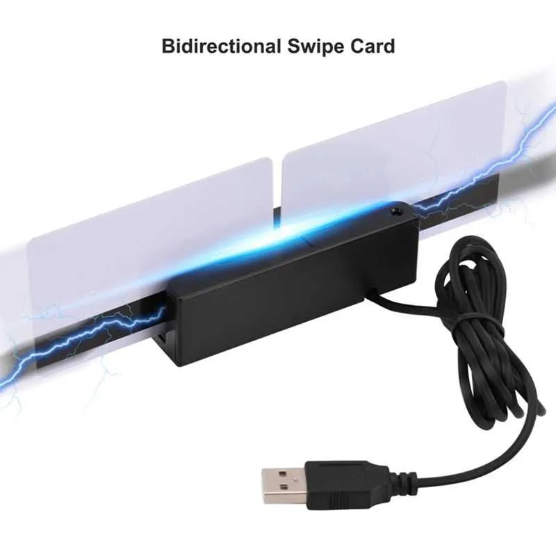 Портативный считыватель магнитных карт MSR90 USB — фото 1
