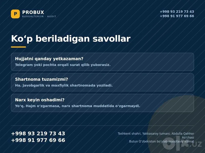 Buxgalteriya xizmati | bugalteriya | бухгалтерия хизмати | YaTT MChJ 6 Buxgalteriya xizmati | bugalteriya | бухгалтерия хизмати | YaTT MChJ 6