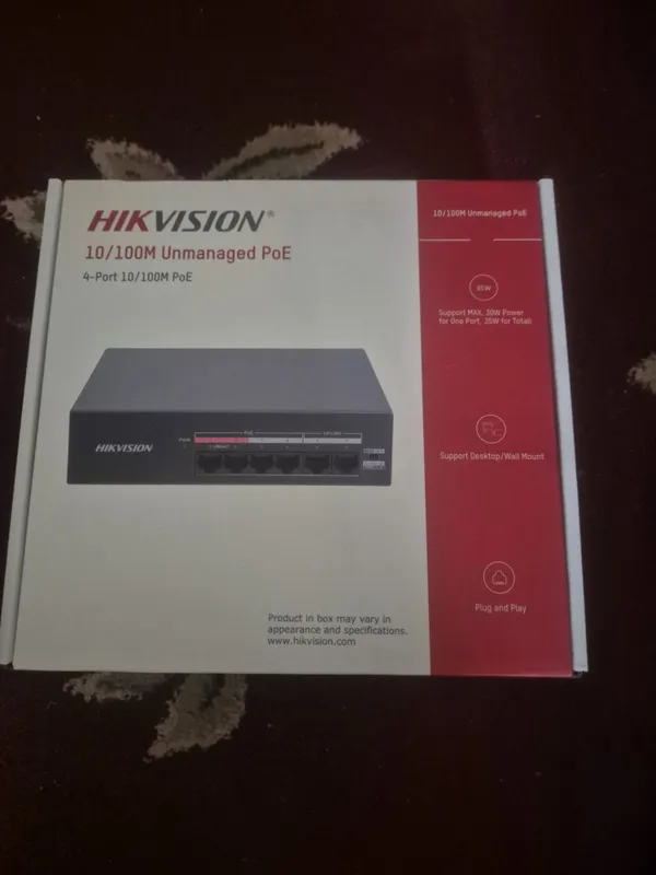 Hikvison switch, yangi ishlatilmagan