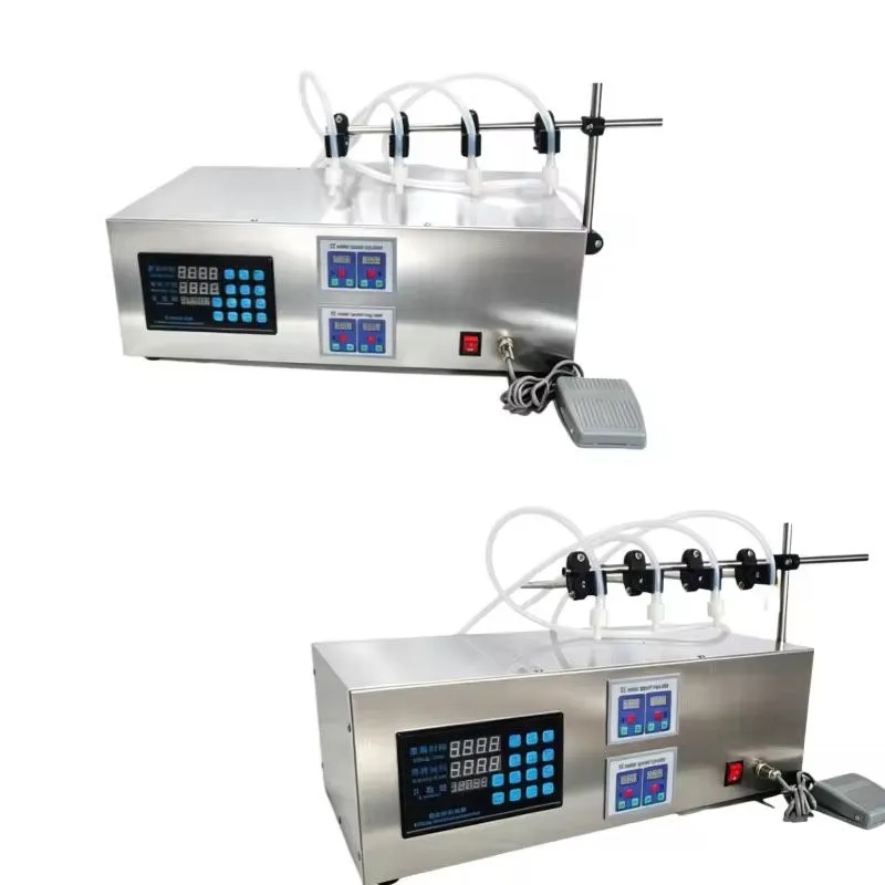 Avtomat suyuqlik quyish apparati 5-1000ml Dozator yangi 4ta kallalik 4
