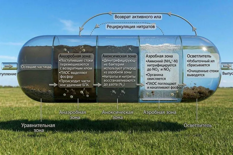 TOPLOS Станция биологической очистки ЛОС СБО МБР производство и монтаж — фото 3