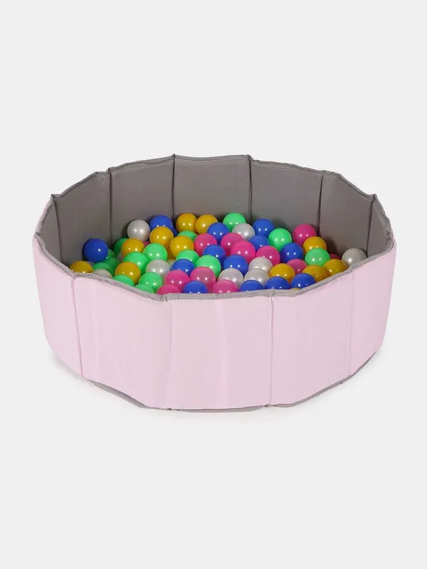 Детский сухой бассейн без шариков UNIX Kids Смайл / Smile 100 см, — фото 4
