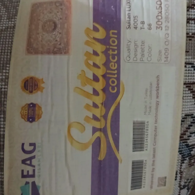 Gilam sotiladi Yec Sultan 5x3 va SAG ZILLI 5.5x3 qalin gilam — фото 2