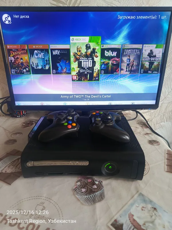 Xbox 360 elite 128gb fribut proshivka qilingan. 27 ta oʻyini bor — фото 2