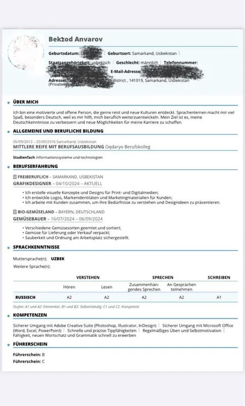 Professional CV/Resume tayyorlaymiz! — фото 2