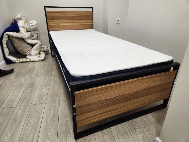 Односпальная кровать Loft krovat темир крават metal kalavat Лофт, 2 Односпальная кровать Loft krovat темир крават metal kalavat Лофт, 2
