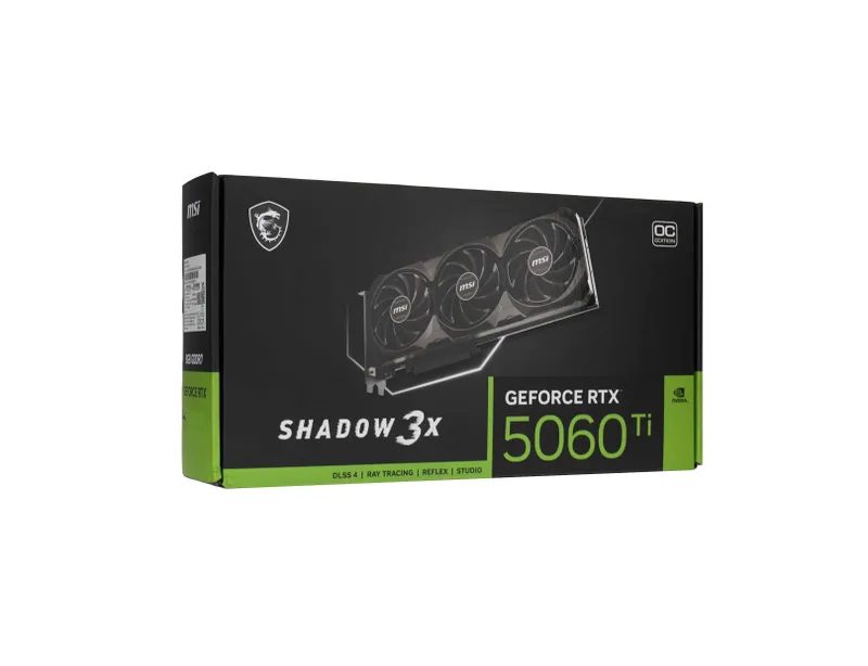 ! Видеокарта MSI GeForce RTX 5060 Ti 8G Shadow 3X OC Classic — фото 3