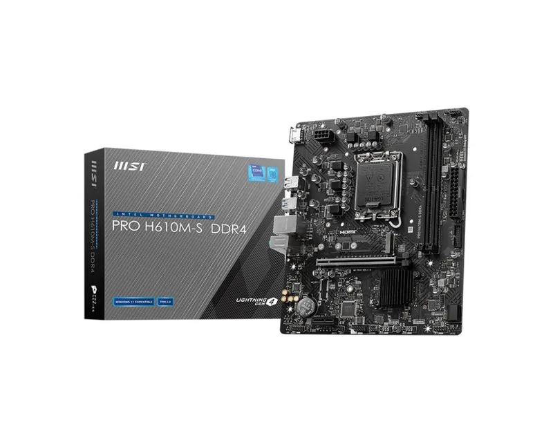 материнская плата msi h610m ddr4 lga1700 1 материнская плата msi h610m ddr4 lga1700 1