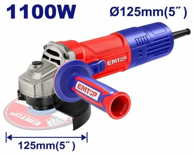 EMTOP bolgarka 1100W 125mm | Bolgarka | Угловая шлифмашина УШМ | EMTOP bolgarka 1100W 125mm | Bolgarka | Угловая шлифмашина УШМ |