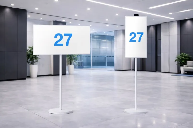 Инфокиоск Protouch 27” 32” с поворотным дисплеем 360° мобильный