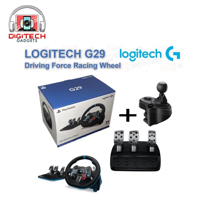 Комплект Logitech G29 Racing Wheel + Shifter | Для PS5, PS4, PS3 и ПК