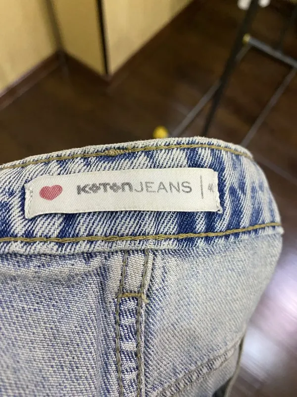 Женские джинсовые шорты KOTON JEANS. Размер 40 — фото 2