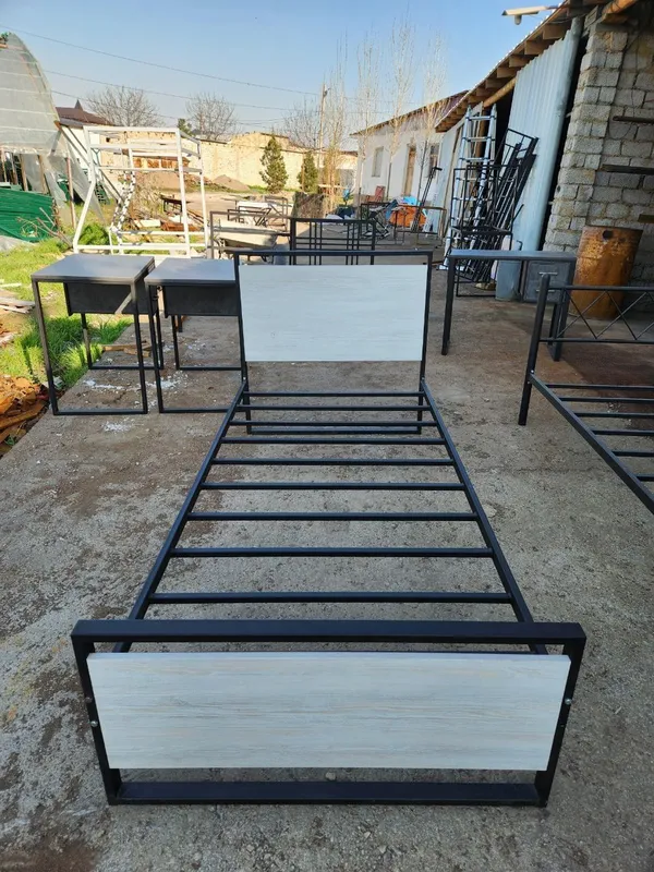 Односпальная кровать Loft krovat темир крават metal kalavat Лофт, 4 Односпальная кровать Loft krovat темир крават metal kalavat Лофт, 4