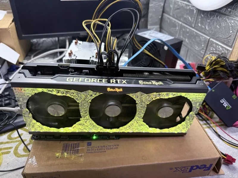 RTX 3070ti Gamerock GDDR6x — фото 3