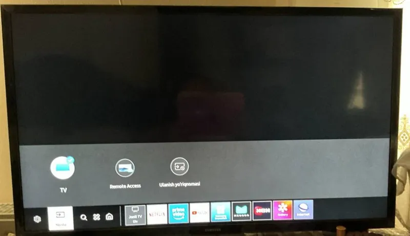 Samsung televizor ideal koʻp ishlatilinmagan 3