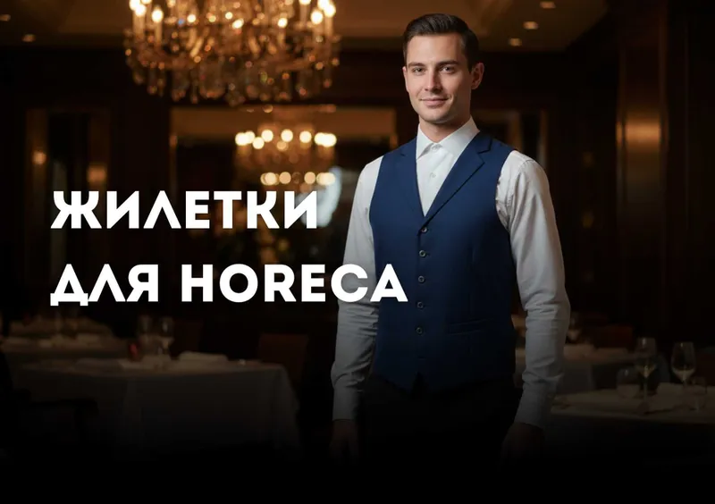 Жилетки для HoReCa | Пошив на заказ