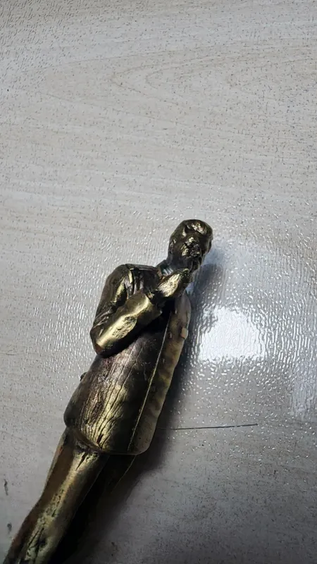 12 см высота сталина.бронза. — фото 4