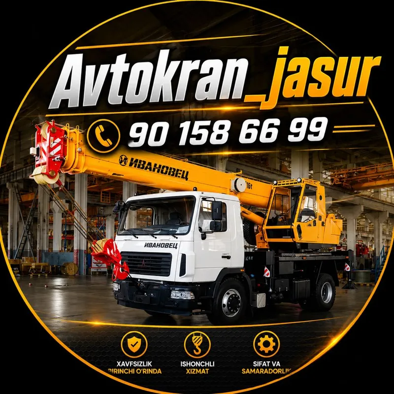 Avtokran hizmati arenda ijara 1
