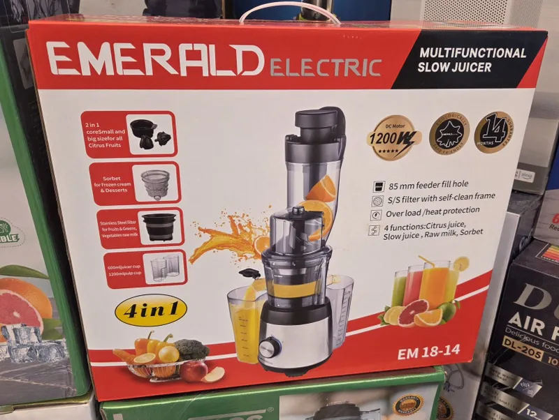 Sokovijimalka emerald shnek
