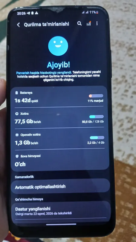 samsung a22 5g
