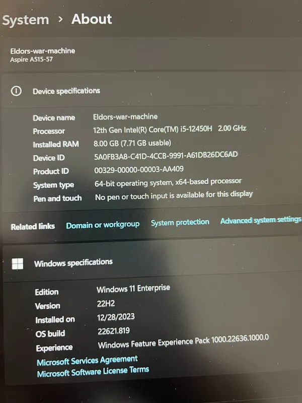 Acer aspire 5 4 Acer aspire 5 4