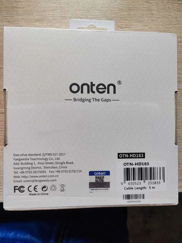 HDMI 5M V2.1 OTN-HD183 — фото 1