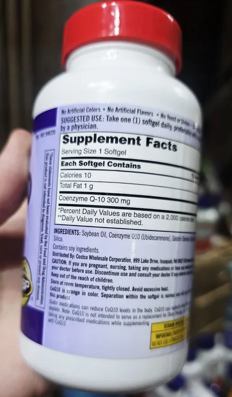 ДОСТАВКИ НЕТ Kirkland коэнзим Q10 300mg 100шт Made in USA — фото 1