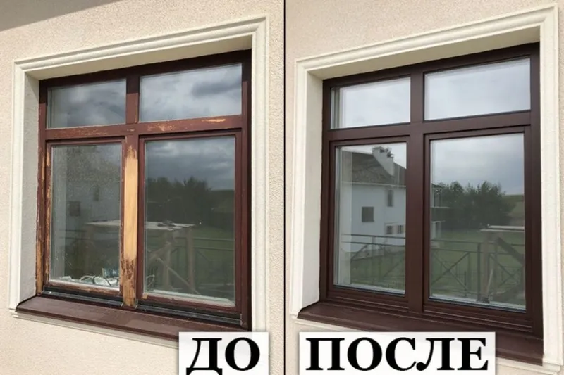 Дует из окна ремонт краска — фото 3