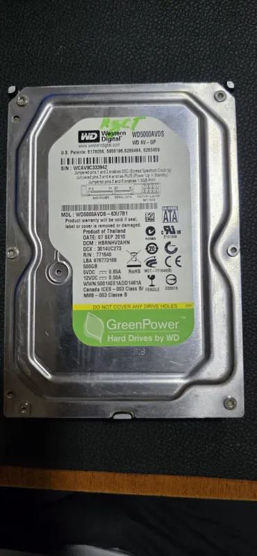 500 gb HDD 200 ming so'm — фото 1