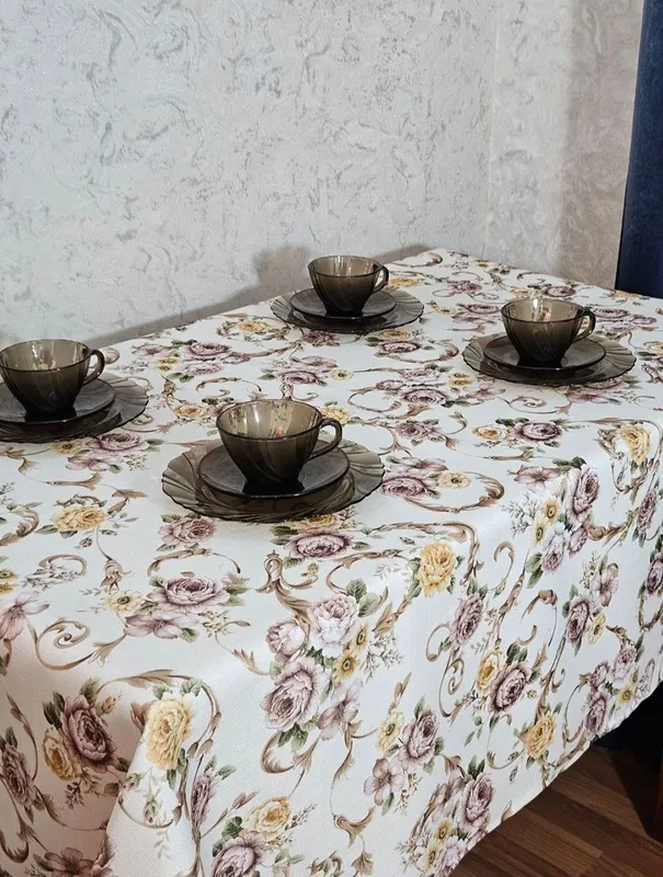Турецкая скатерть на стол, защита от влаги — фото 2
