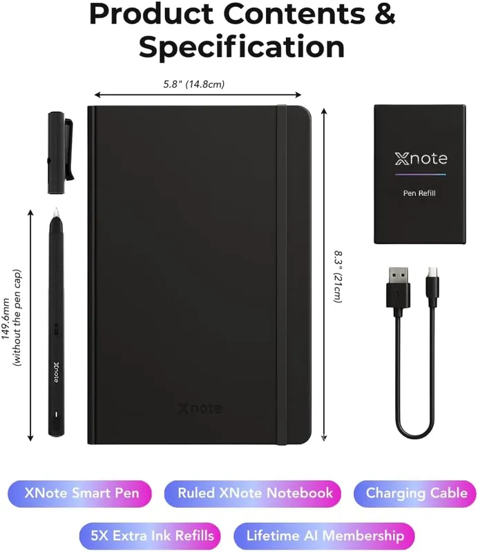 Стартовый набор XNote Smart Pen & Notebook 6