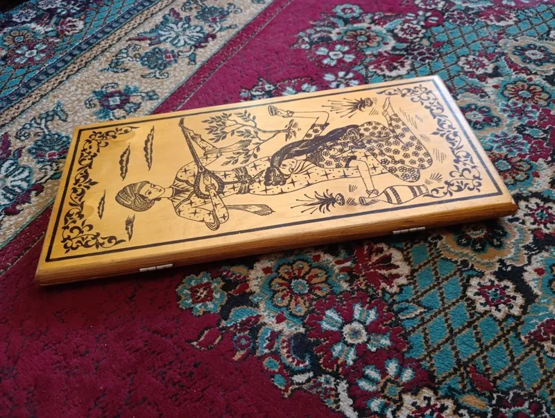 Нарды деревянные СССР ( заводские , длина 62 см ) 5