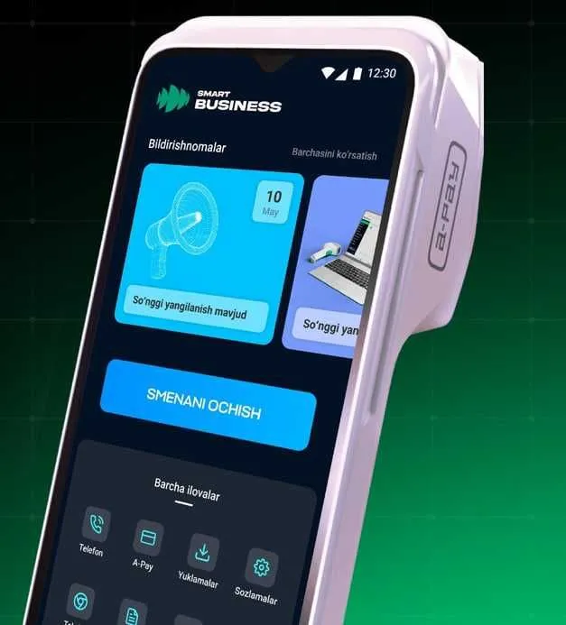 Кассовый аппарат+Терминал 3 в 1. UZCARD/HUMO 1 Кассовый аппарат+Терминал 3 в 1. UZCARD/HUMO 1
