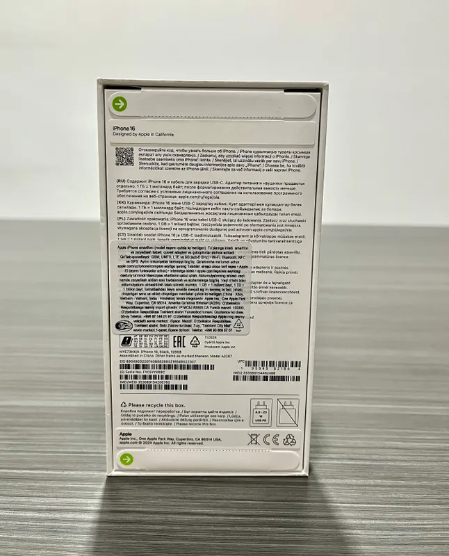 Iphone 16 Black 128GB - Ochilmagan — фото 3