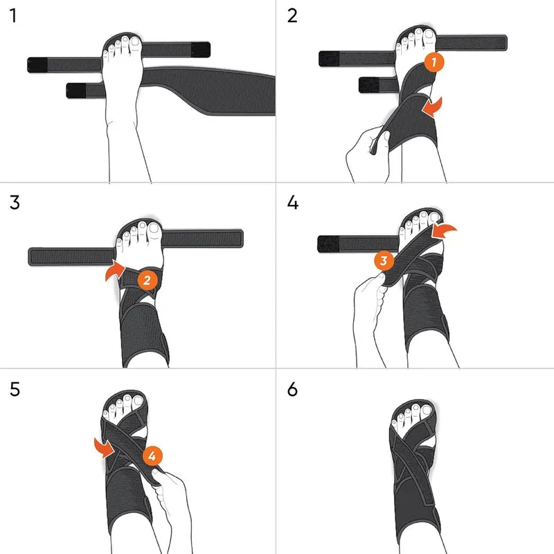 Бандаж фиксатор для ног свисающей стопе foot drop — фото 1