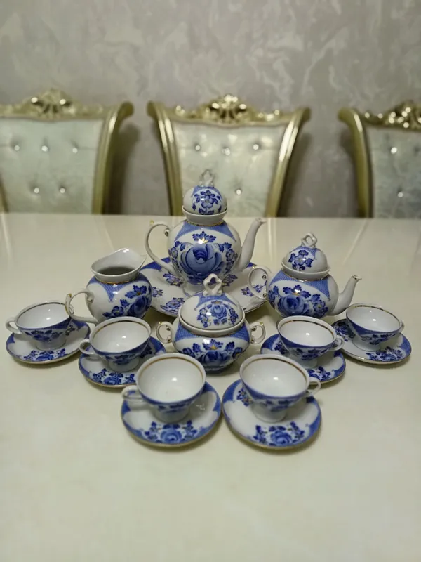 Сервиз Голубая роза 4
