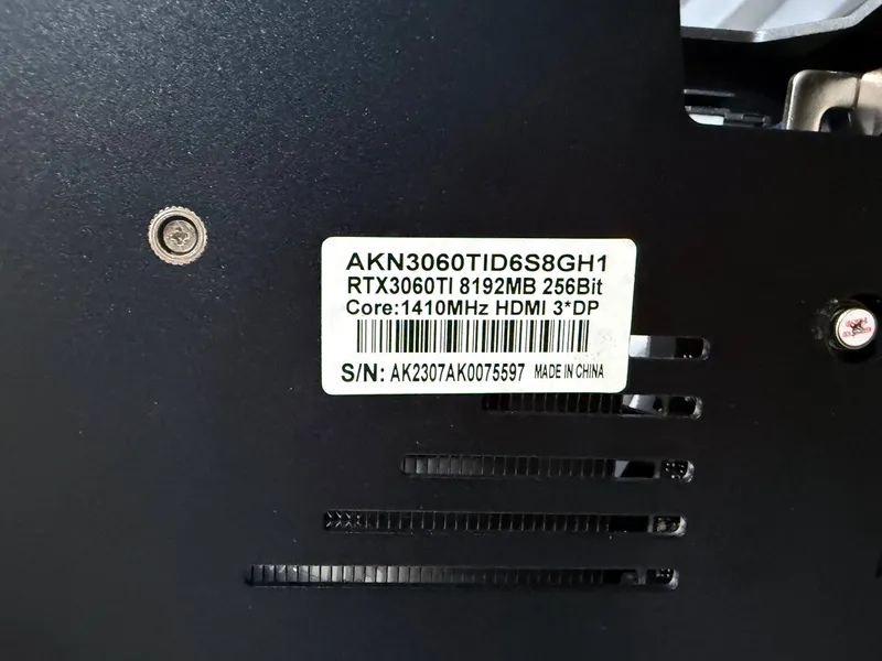 RTX 3060 Ti Arktek videokartasi 3