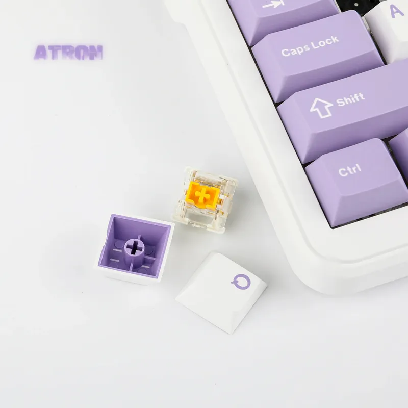 Игровая Механическая Клавиатура AJAZZ AK820 Purple — фото 3