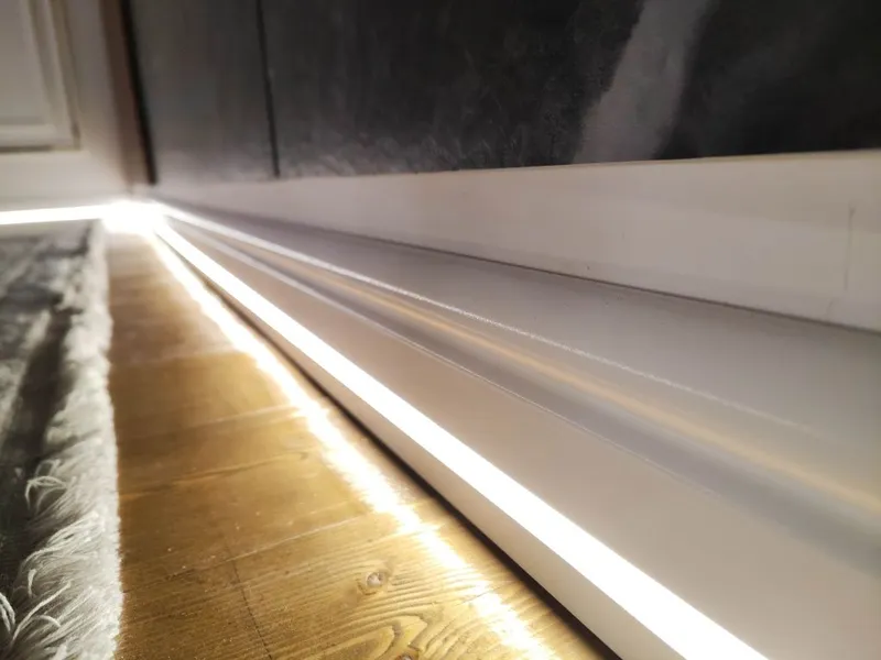 Плинтус из МДФ с LED подсветкой и без — фото 3