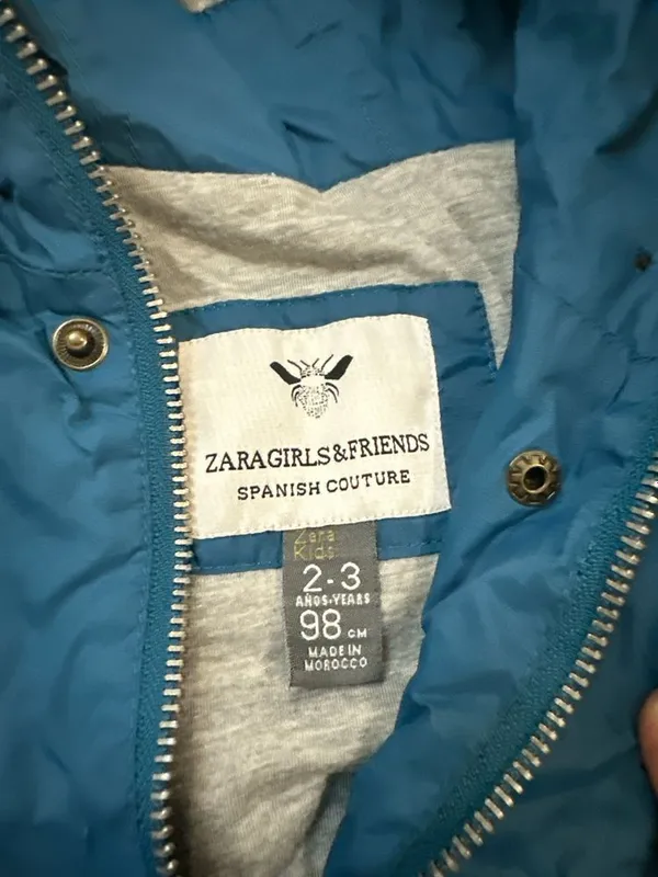Ветровка zara 2-3 года 98 рост — фото 1