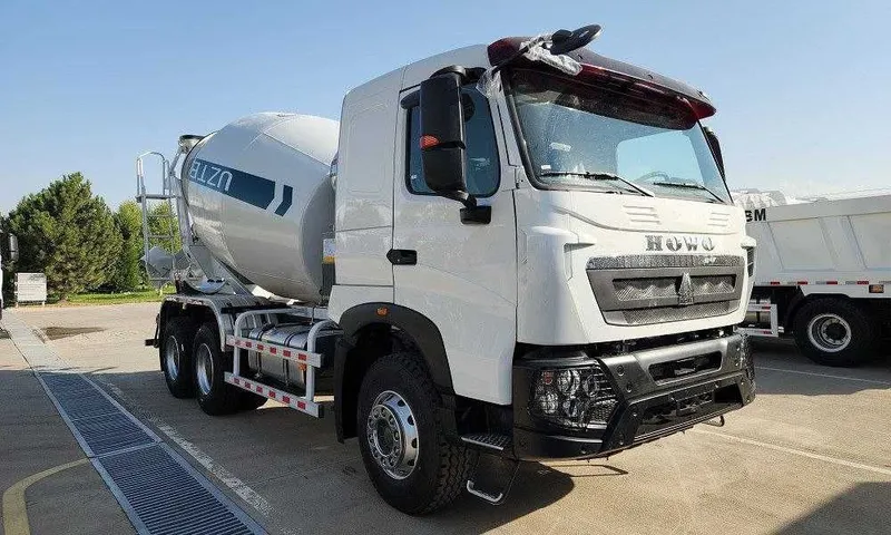 Автобетономиксер Howo-T7S 6x4 - 10куб дизель. 9-12 газли — фото 1