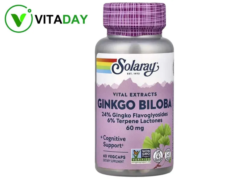 Solaray Ginkgo Biloba гинкго билоба 1