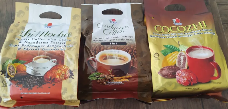 Original DXN kofe – energiya va sog‘lomlik uchun 5️⃣ Ganoderma kofesi